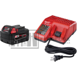KIT CARGADOR Y BATERIA 18V 5 AMP 48-59-1850 MILWAUKEE*